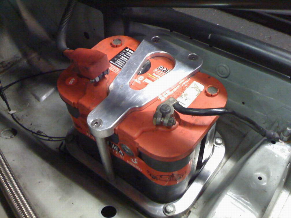 VAC Motorsports Billet Aluminum Optima Battery Mount, Universal